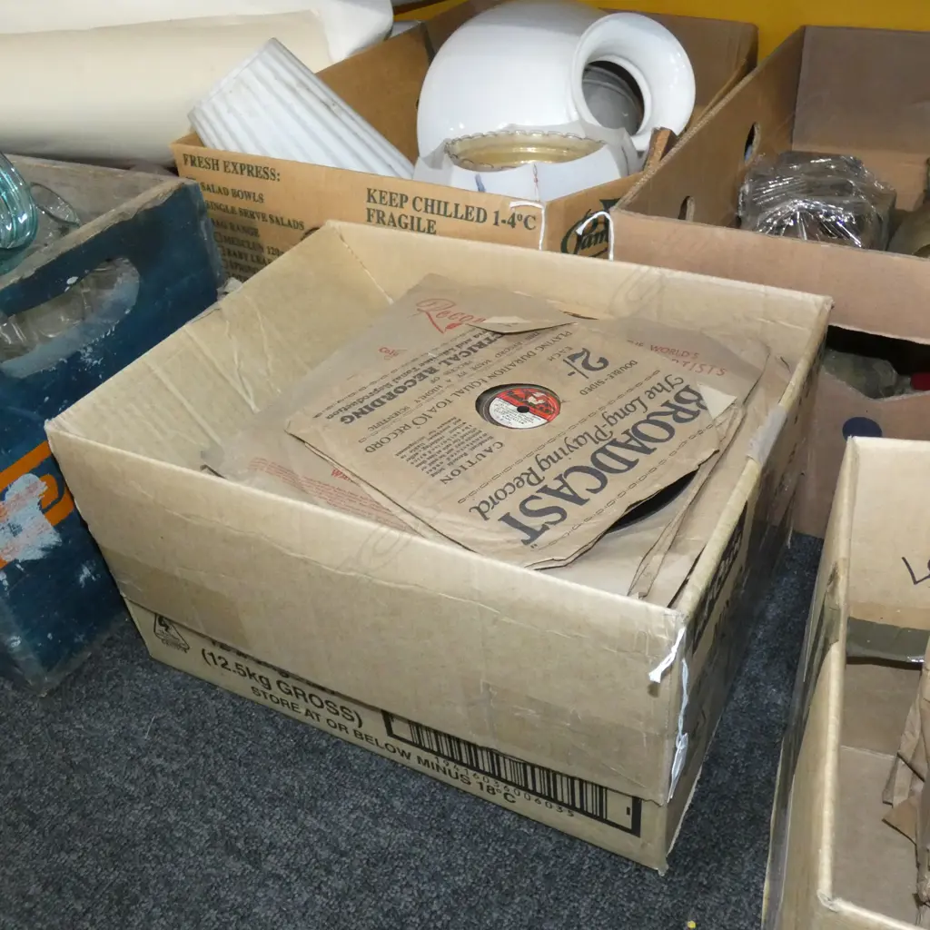 BOX LOT RECORDS Image 1++