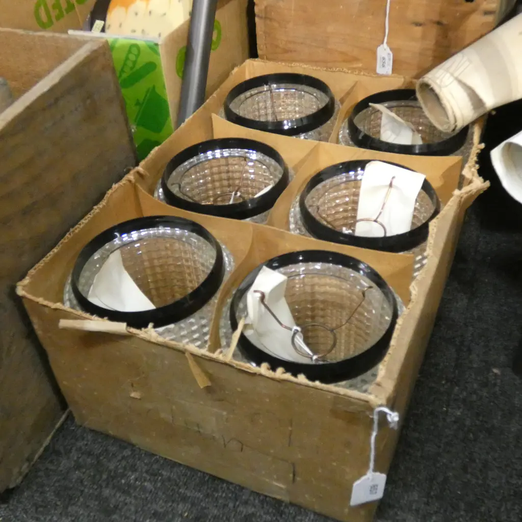 BOX LOT 6 RETRO LIGHT SHADES Image 1++