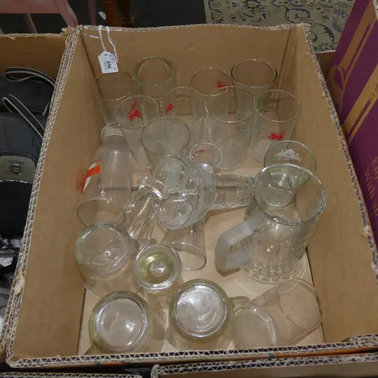 BOX PUB GLASSES VINTAGE 