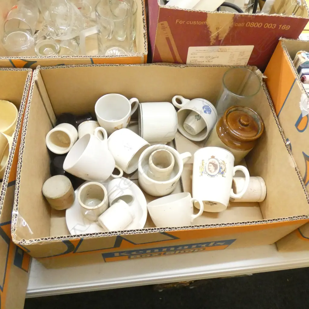 BOX CHINA HOTEL WARE  ETC  Image 1++