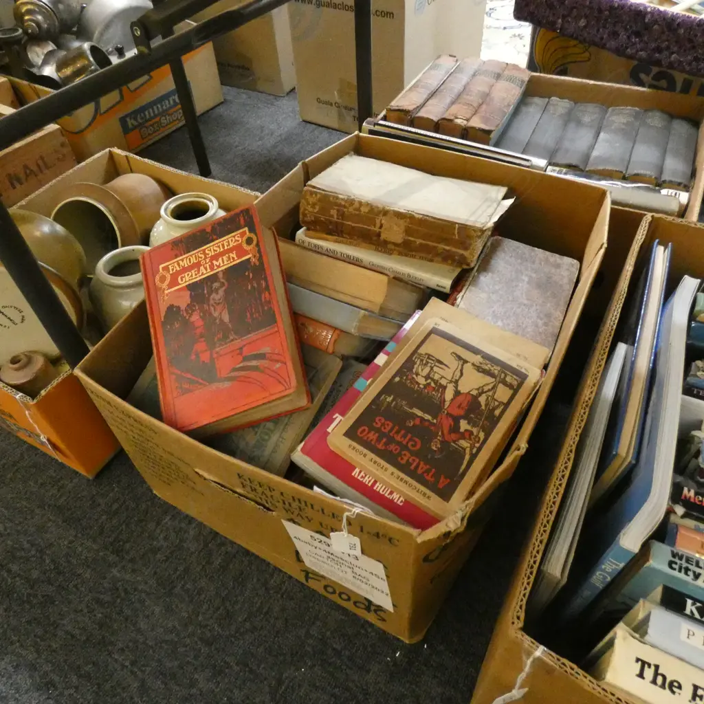 BOX VINTAGE BOOKS  Image 1++