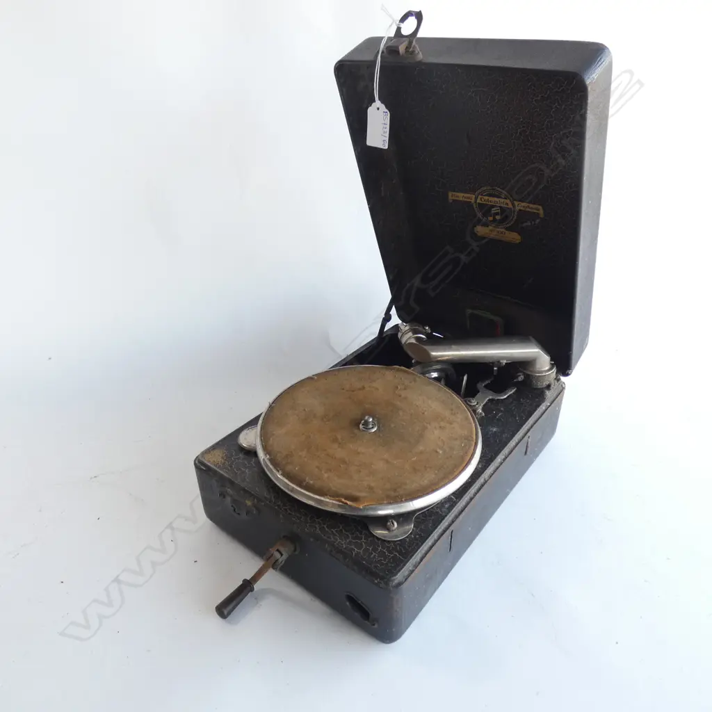 OLD COLUMBIA PORTABLE RECORD PLAYER Image 1++