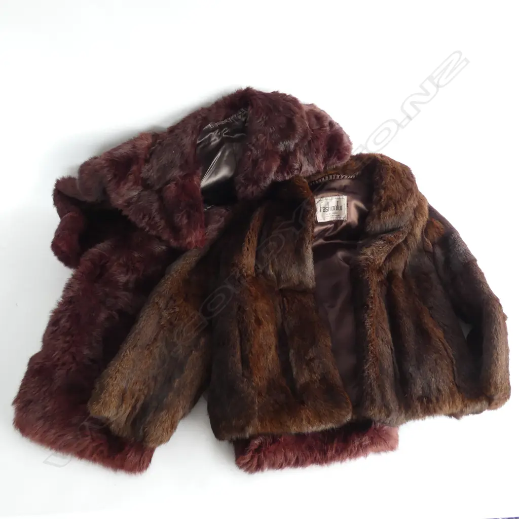 2 FUR COATS Image 1++