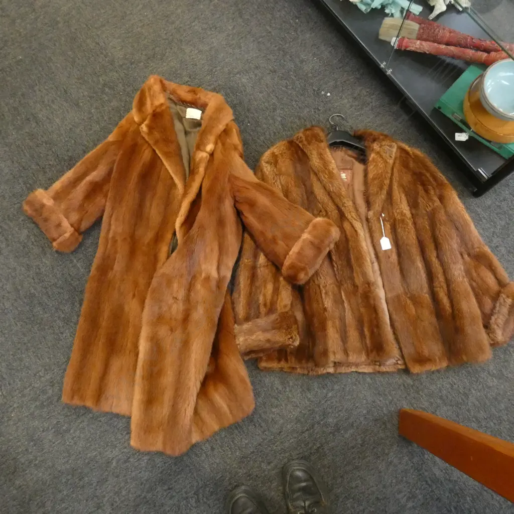 2 FUR COATS  Image 1++
