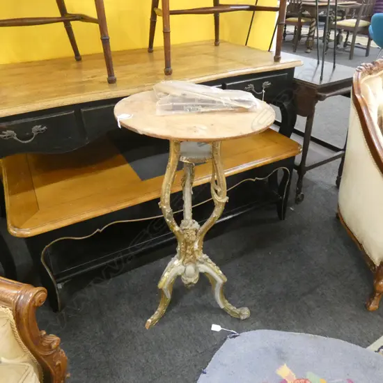 ANTIQUE FRENCH TABLE REQUIRES ATTENTION