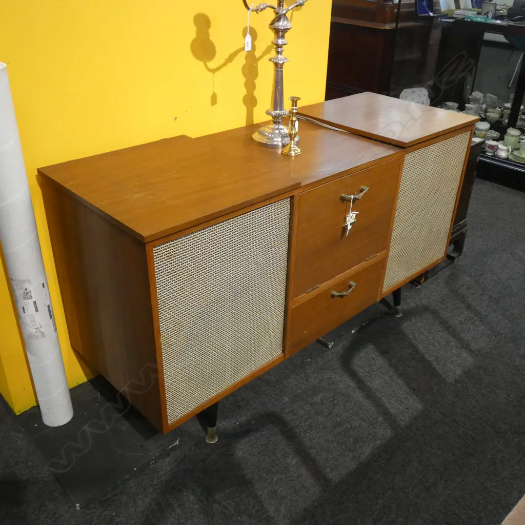 'LA GLORIA' VINTAGE RADIO CABINET L.1255mm Image 1++