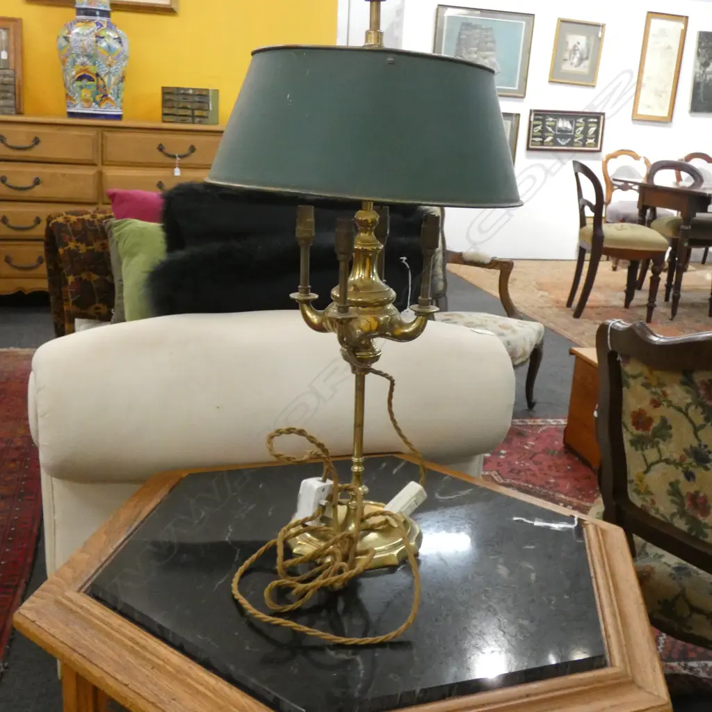 OLD BRASS TABLE LAMP H. 675MM Image 1++