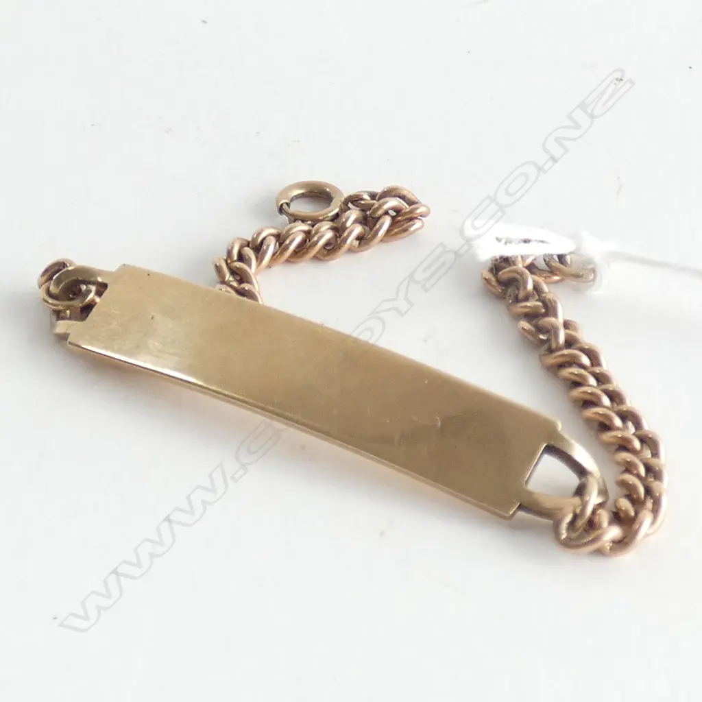 9CT GOLD BRACELET 14gm Image 1++