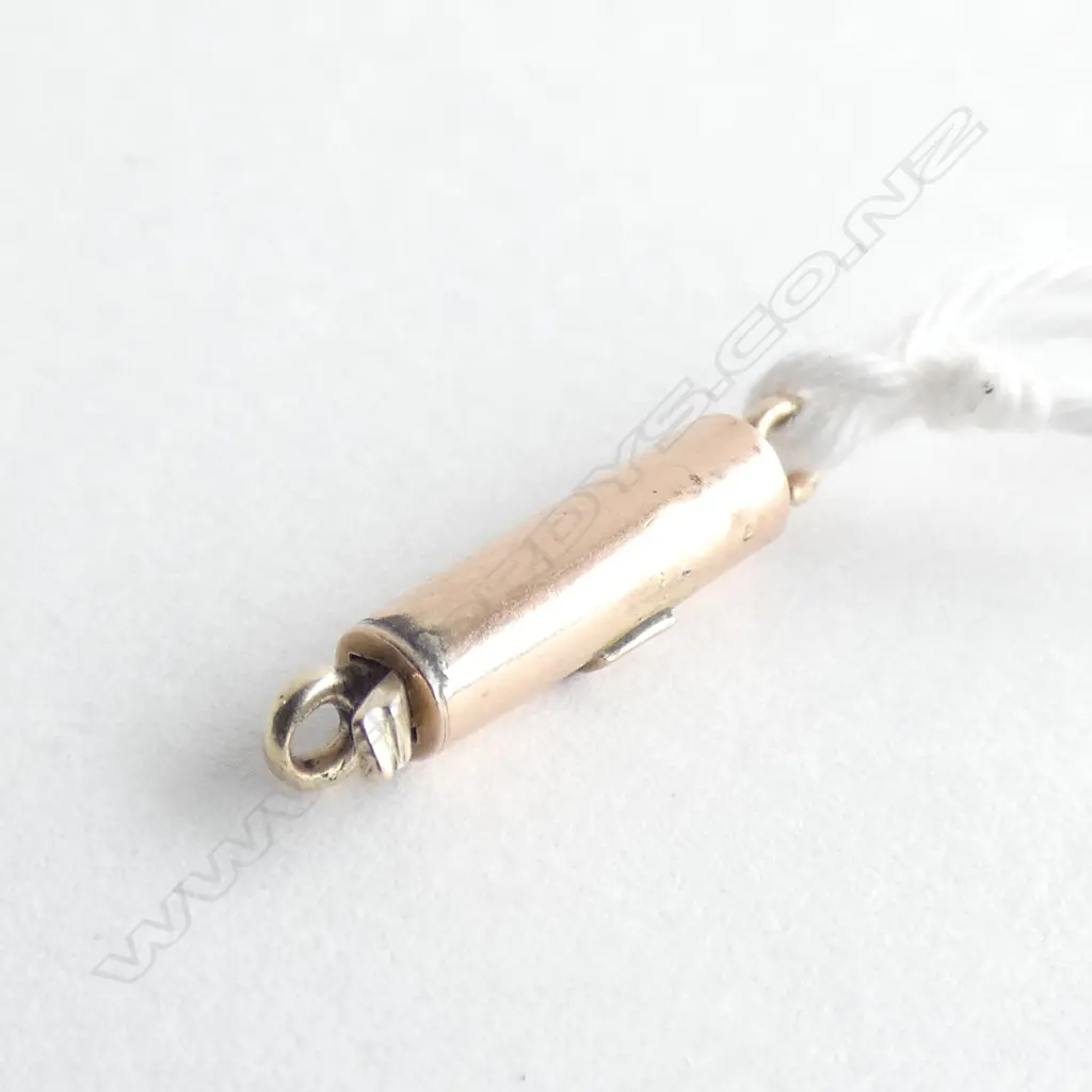 9CT 'APPLIED' ANTIQUE NECKLACE CLASP Image 1++