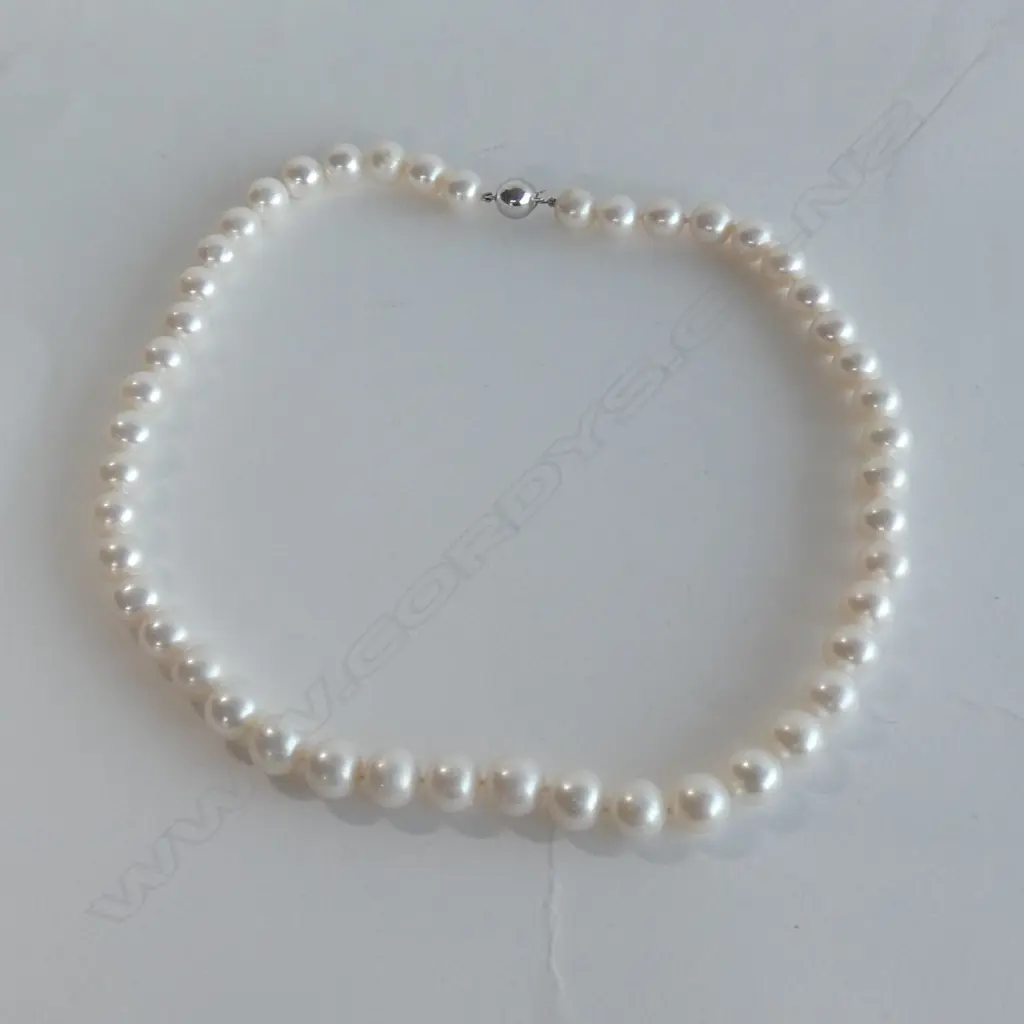 FRESH WATER PEARL NECKLACE L. 480mm Image 1++