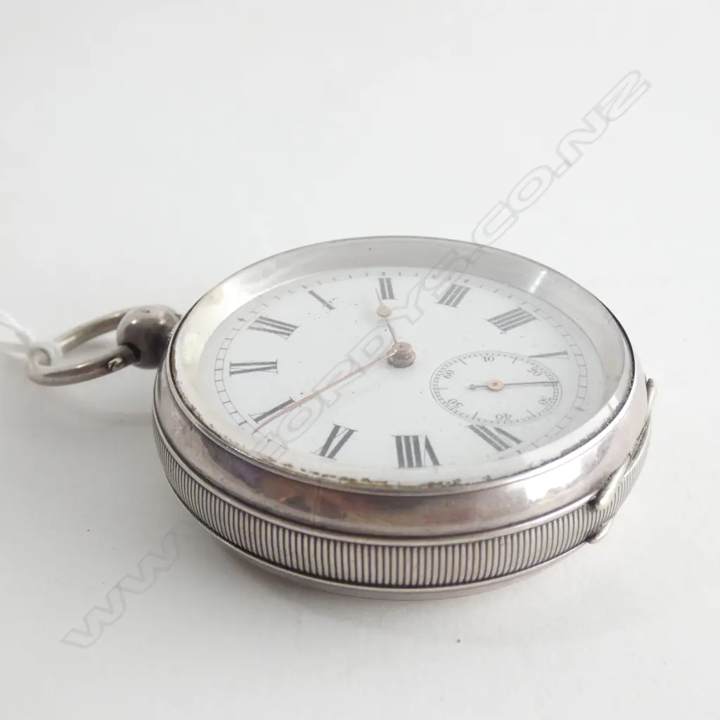 VICTORIAN SILVER POCKET WATCH (not working) Image 1++