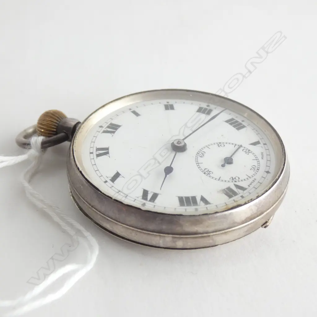 VICTORIAN SILVER POCKET WATCH (not working) Image 1++