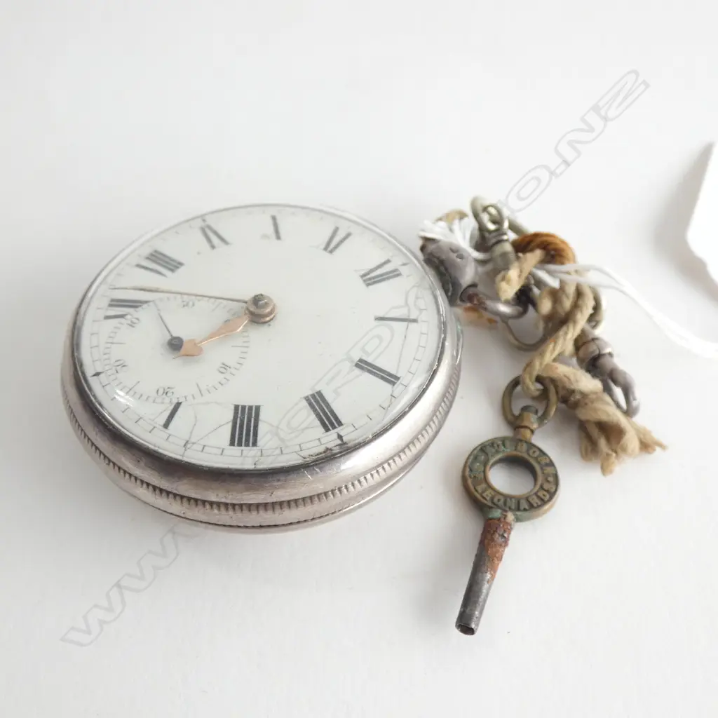 GEORGE IV SILVER POCKET WATCH LONDON 1821 (working) DAIL A/F Image 1++