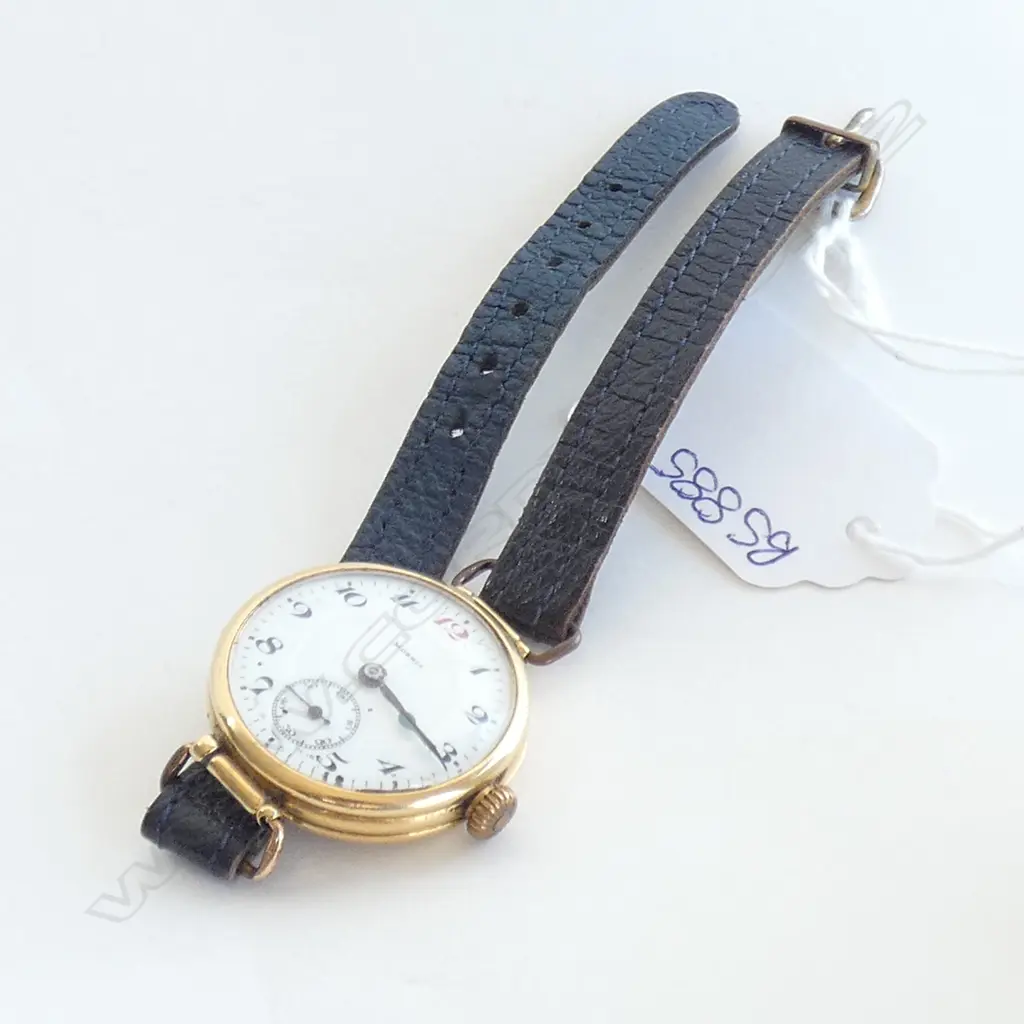 18CT GOLD 1920s LADIES WRISTWATCH 22gm (including movement) Image 1++