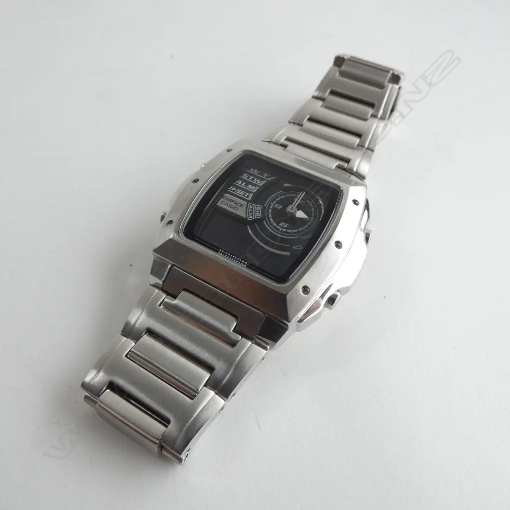 CASIO EDIFICE GENTLEMAN STAINLESS STEEL WATCH Image 1++