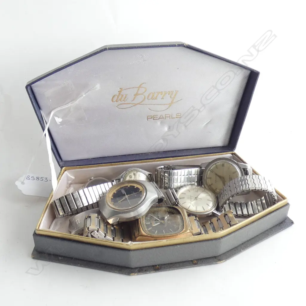BOX OF ASSORTED GENT'S WRIST WATCHES (NOT WORKING) Image 1++