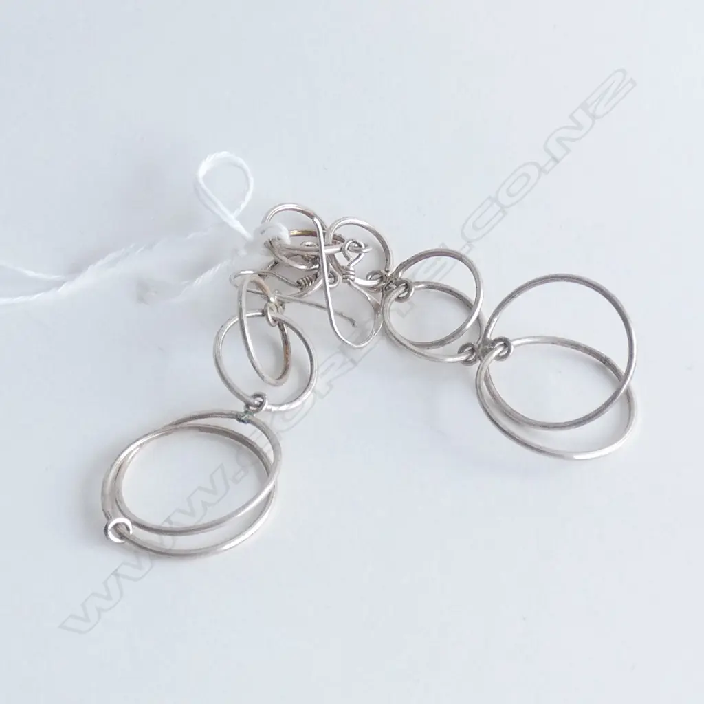 PR SILVER MULTI RING EARRINGS Image 1++