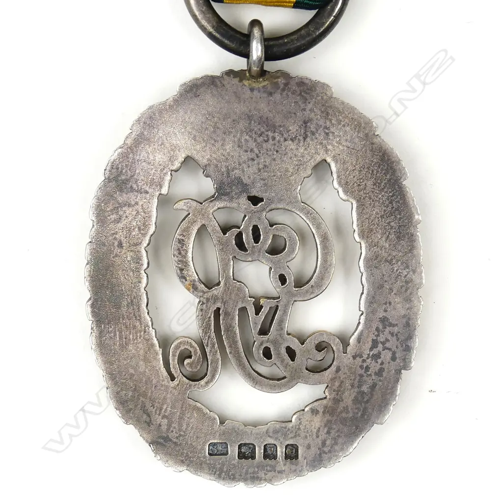 EFFICIENCY DECORATION 1919 GR WITH SUSPENSION RIBBON AND PIN Image 1++