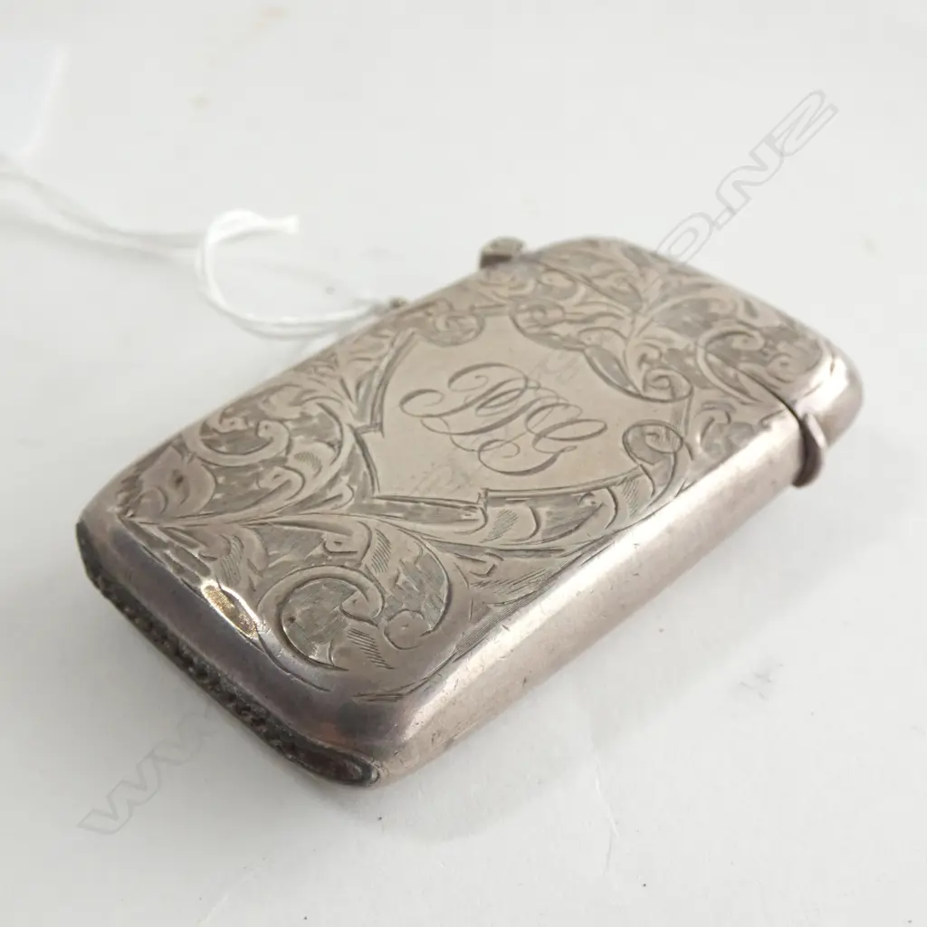 SILVER VESTA CASE BIRMINGHAM 1911 37.68gm Image 1++