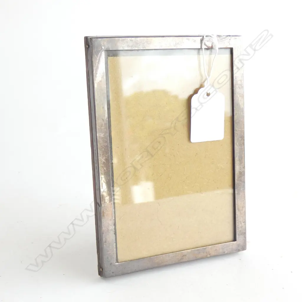 STG SILVER WOODEN BACKED PHOTO FRAME 145 X 105MM BIRMINGHAM  1923 Image 1++