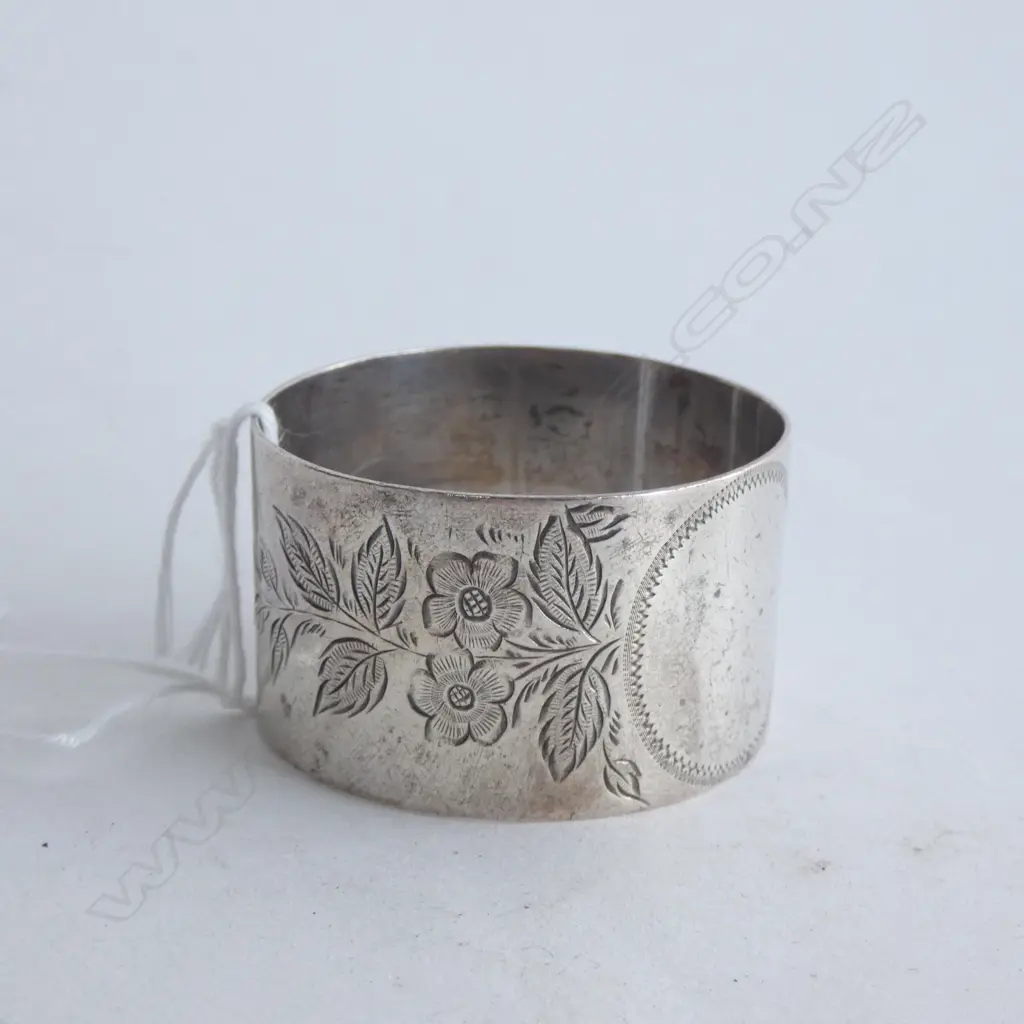 STG SILVER NAPKIN RING - SHEFFIELD 1899 22GMS Image 1++