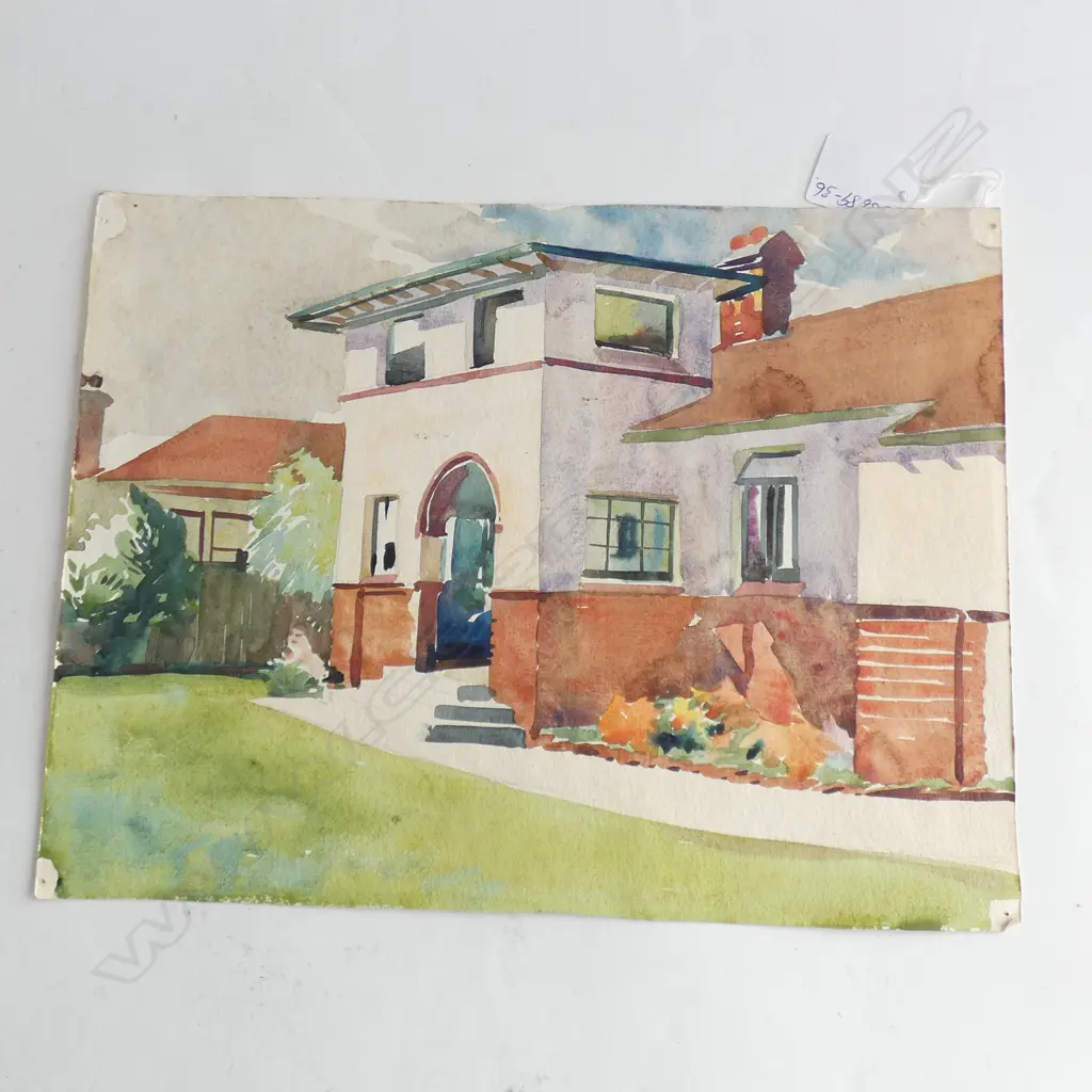 UNSIGNED W/C HOUSE - H.L. RICHARDSON 235 X 310MM Image 1++