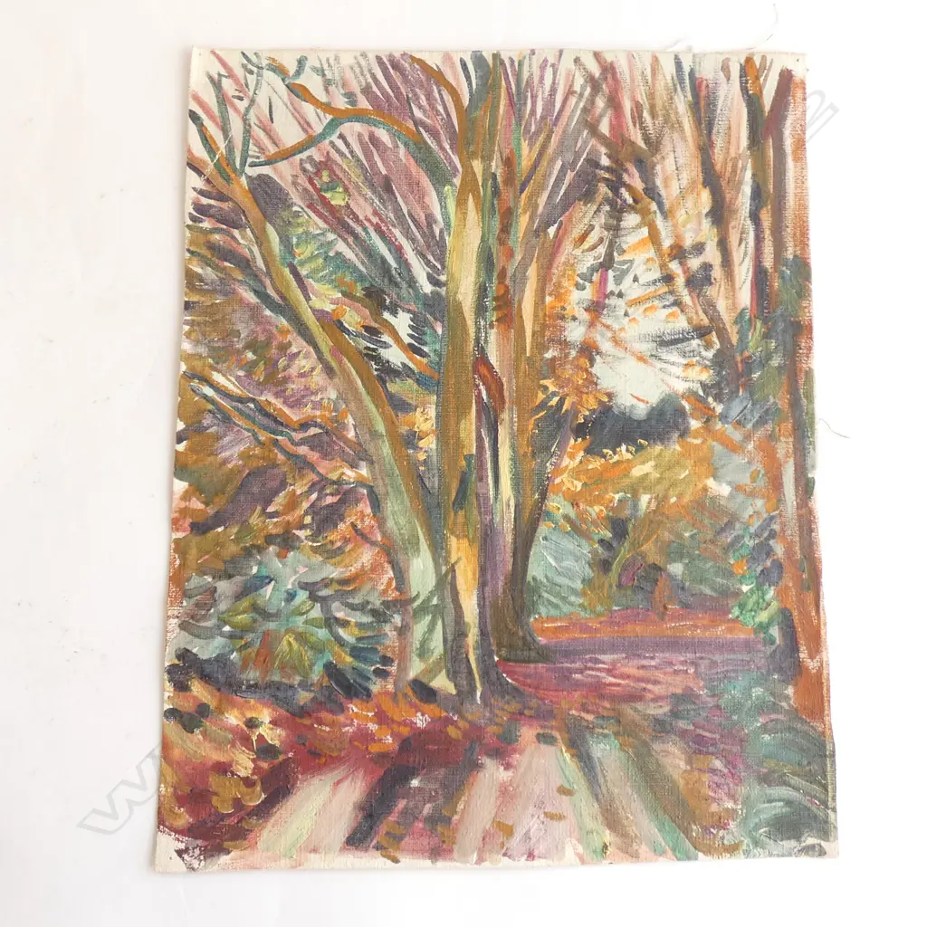 H L RICHARDSON OIL TREES 340 X 265mm. Image 1++