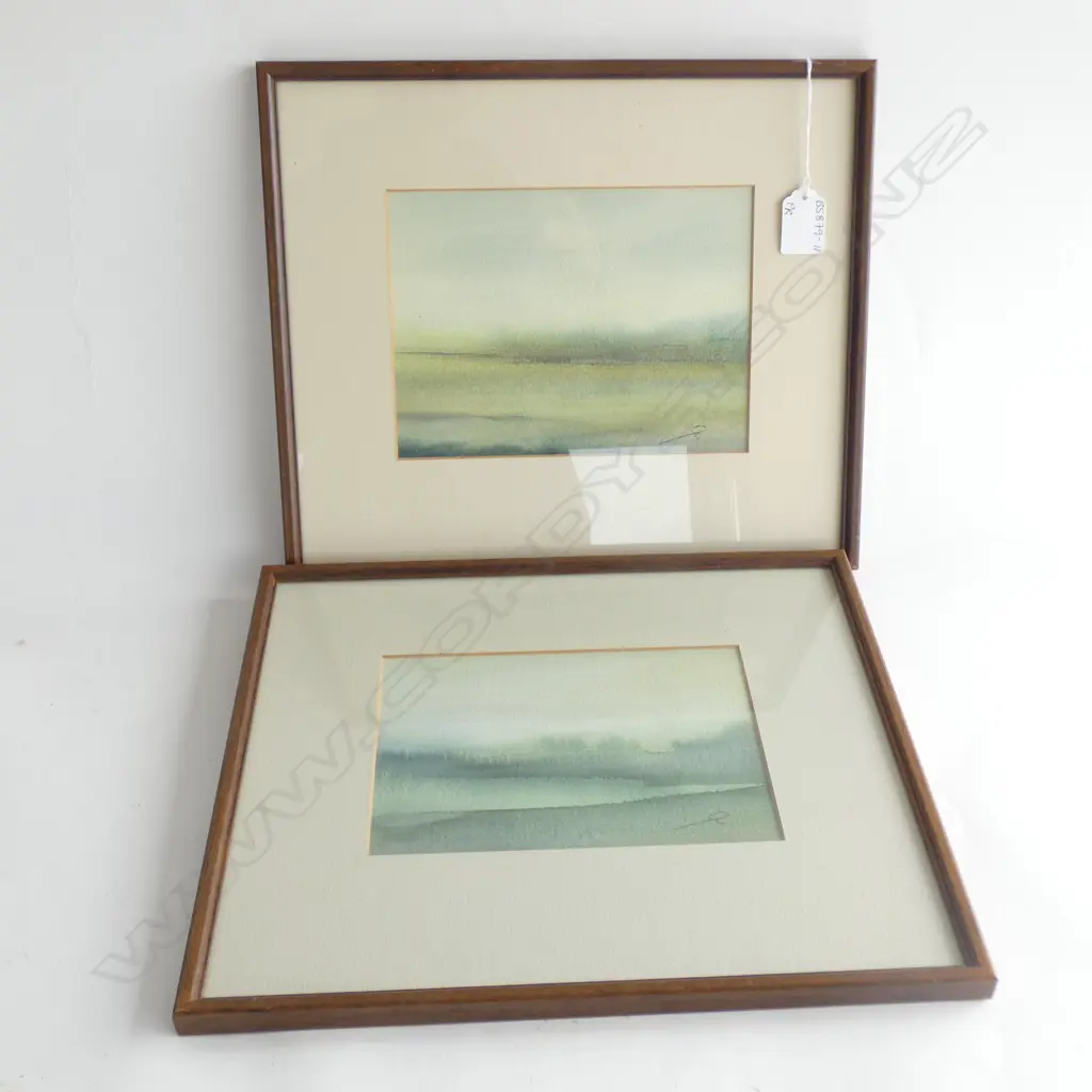PR FRAMED WATERCOLOURS 'SWEET SUMMER' - SIGNATURE UNKNOWN 200 X 145MM Image 1++