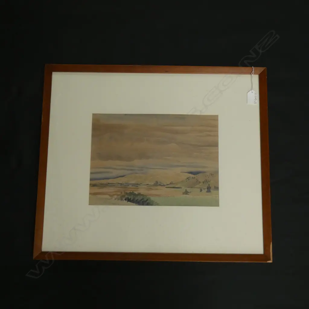 WATERCOLOUR ON BOARD 'BETWEEN SHOWS' STUART BELL MCLENNAN 310 X 225MM Image 1++