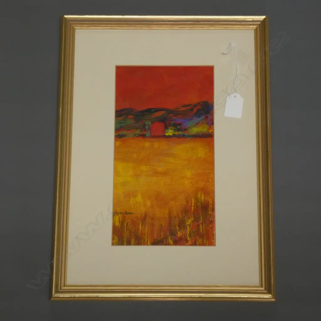 240 x 145mm. Purchased Ashburton Art Society show. Over the years Arnst has studied art at the University of Canterbury and at Aoraki Polytech Image 1++