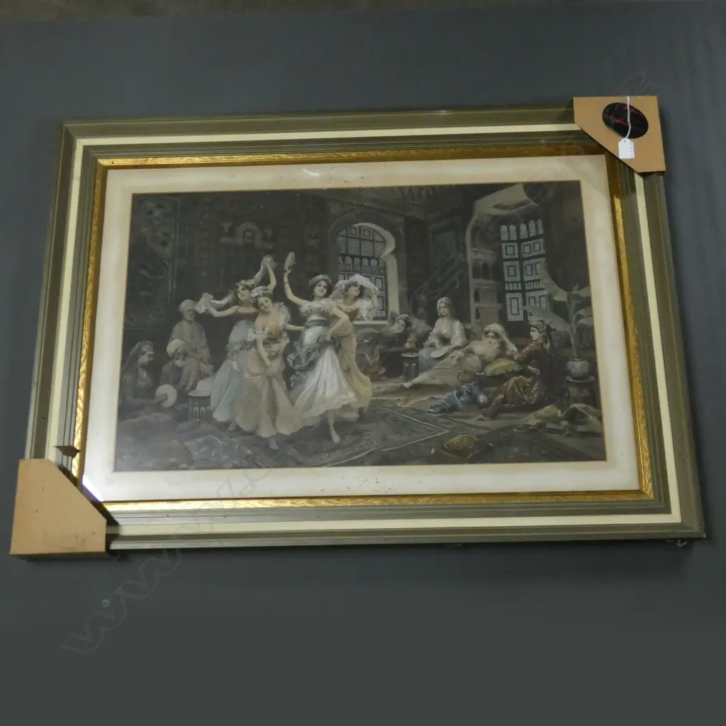PRINT 'ORIENTAL DANCERS ' FABIO FABBI 750 X 460MM Image 1++
