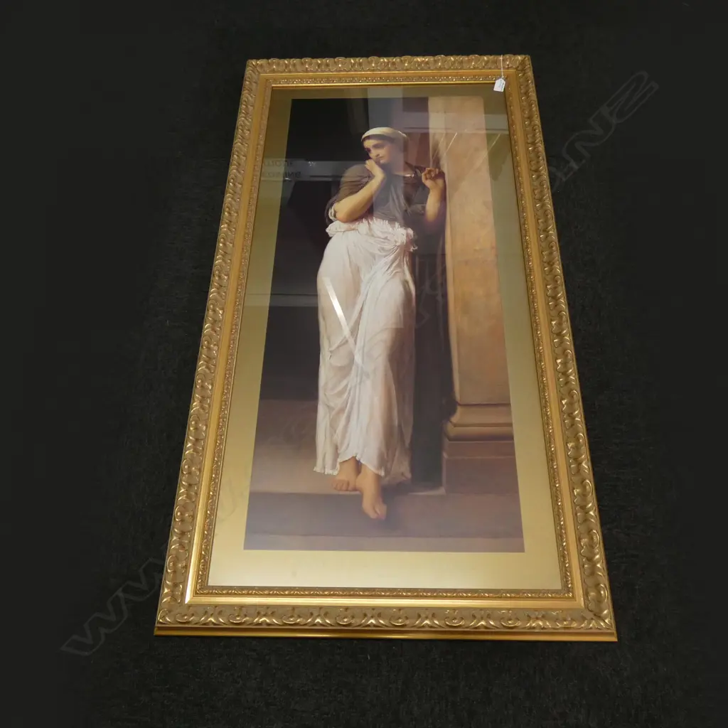 LARGE FRAMED ART PRINT NAUSICAA BY LORD FREDERICK LEIGHTON 760 x 1410 MM Image 1++