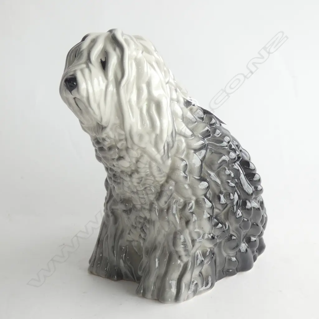 LG BESWICK OLD ENGLISH SHEEPDOG FIGURINE H. 220MM Image 1++