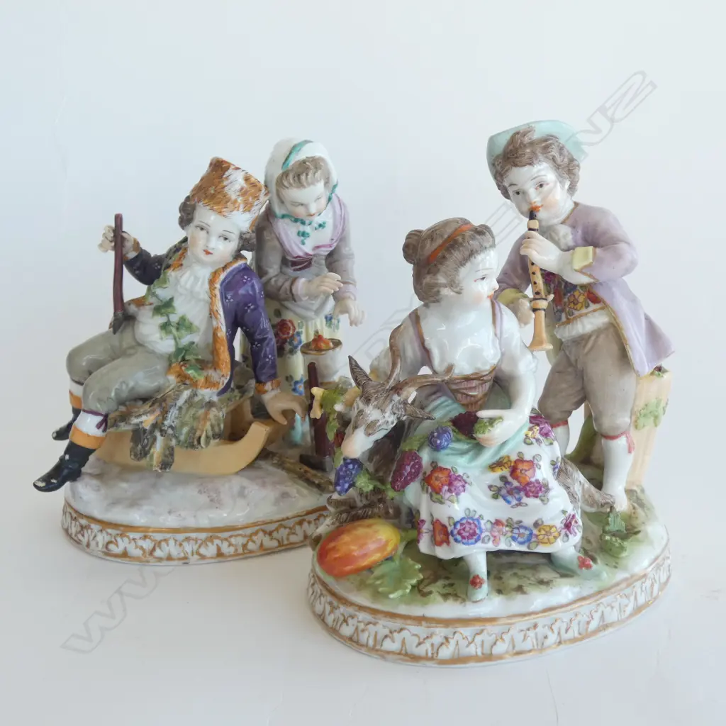 PR DRESDEN FIGURINES "THE FOREST CHILDREN" C1843 H. 170MM Image 1++