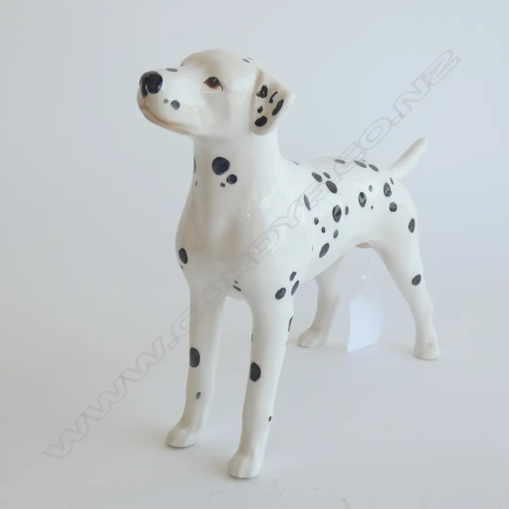 BESWICK DALMATIAN L. 220MM  LIGHT CRAZING REPAIRED LEG AND TAIL Image 1++