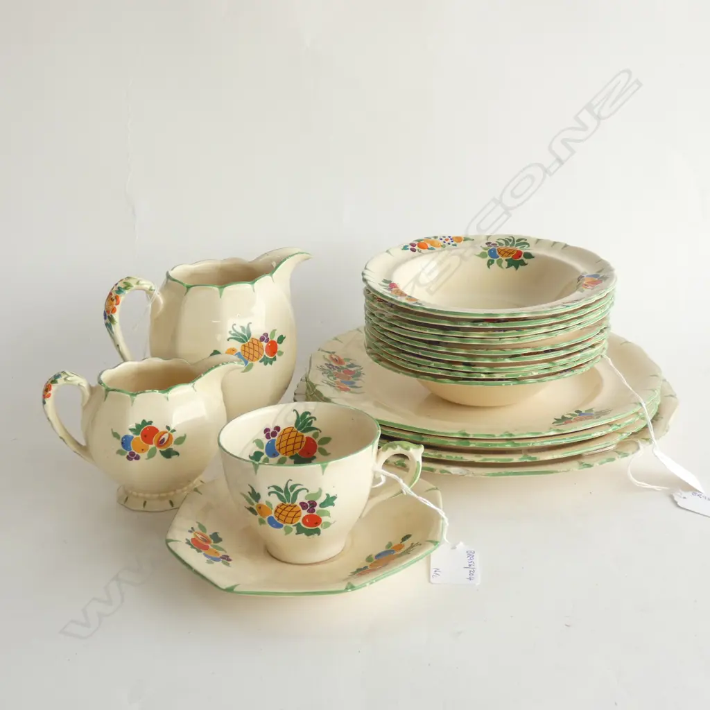 MASON IRONSTONE 16PC PART SERVICE TROPICAL FRUIT PAT Image 1++
