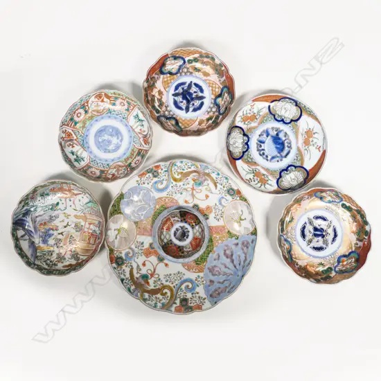 7 ASSTD CHINESE BOWLS & PLATES, DIA. 80-250MM