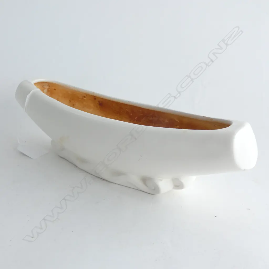 CROWN LYNN #108 TROUGH VASE L 275MM RUST STAINS INSIDE Image 1++