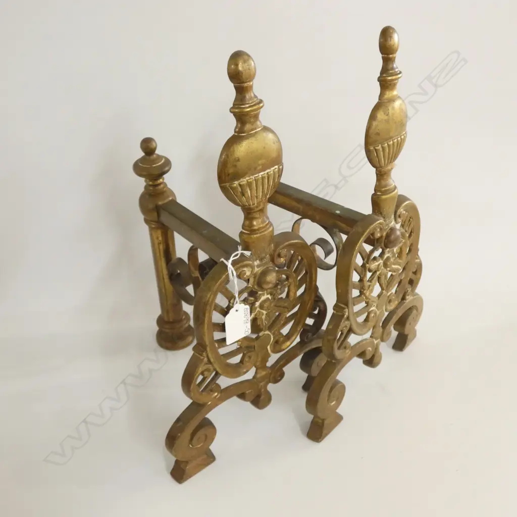 PR BRASS FIRE DOGS  Image 1++