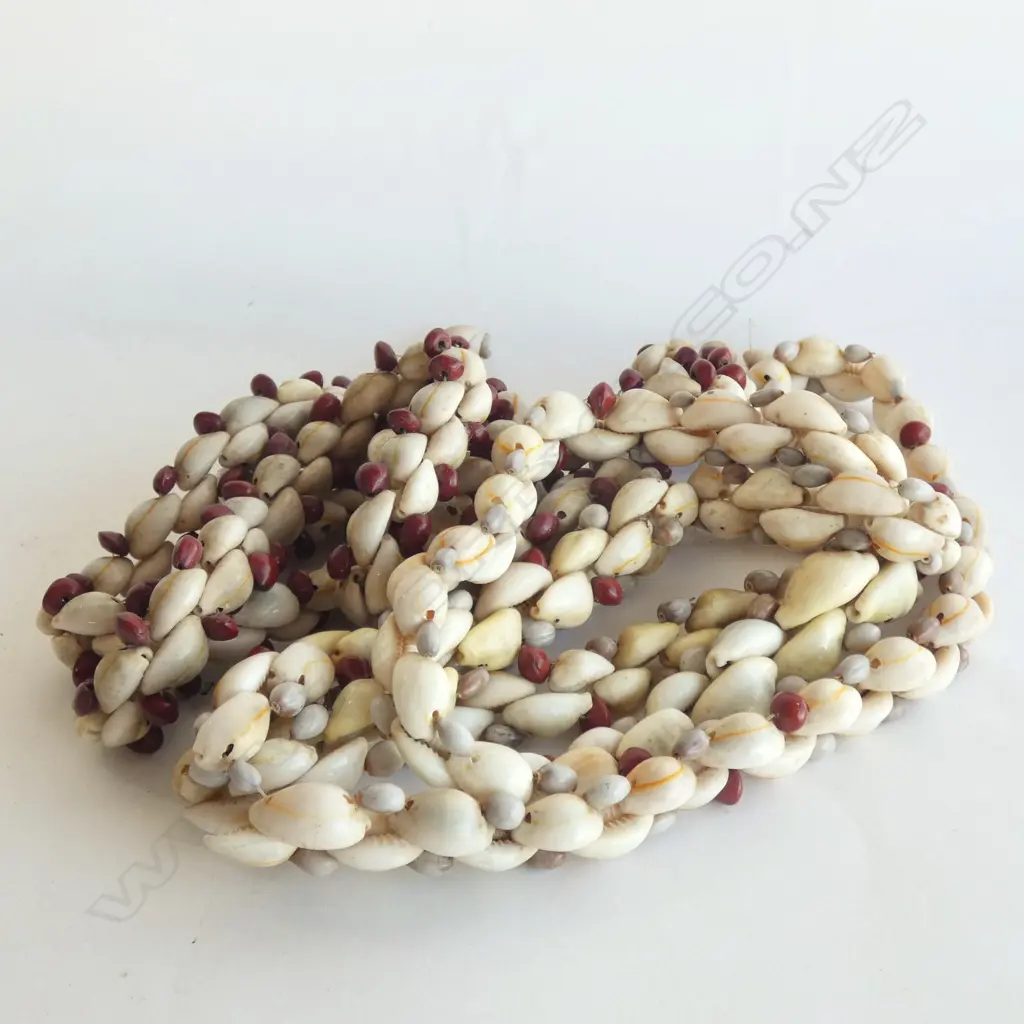 2 LONG SHELL NECKLACES (1 A/F)  Image 1++