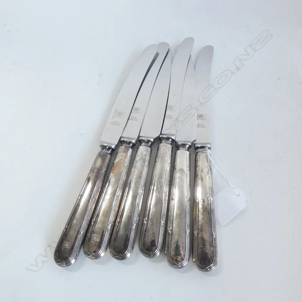 SILVERPLATE & STAINLESS USS CO TABLE KNIVES... Image 1++