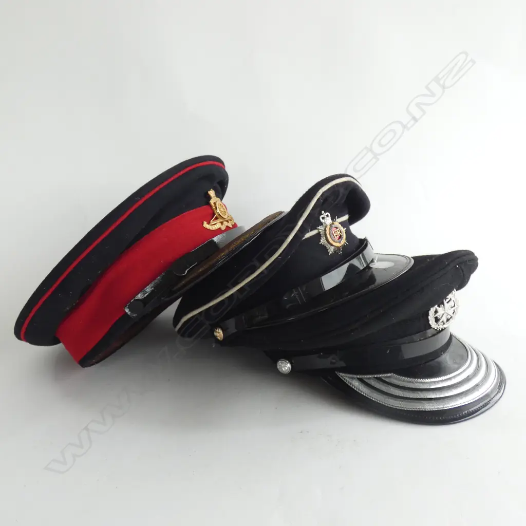 THREE OLD MILITARY CAPS Image 1++