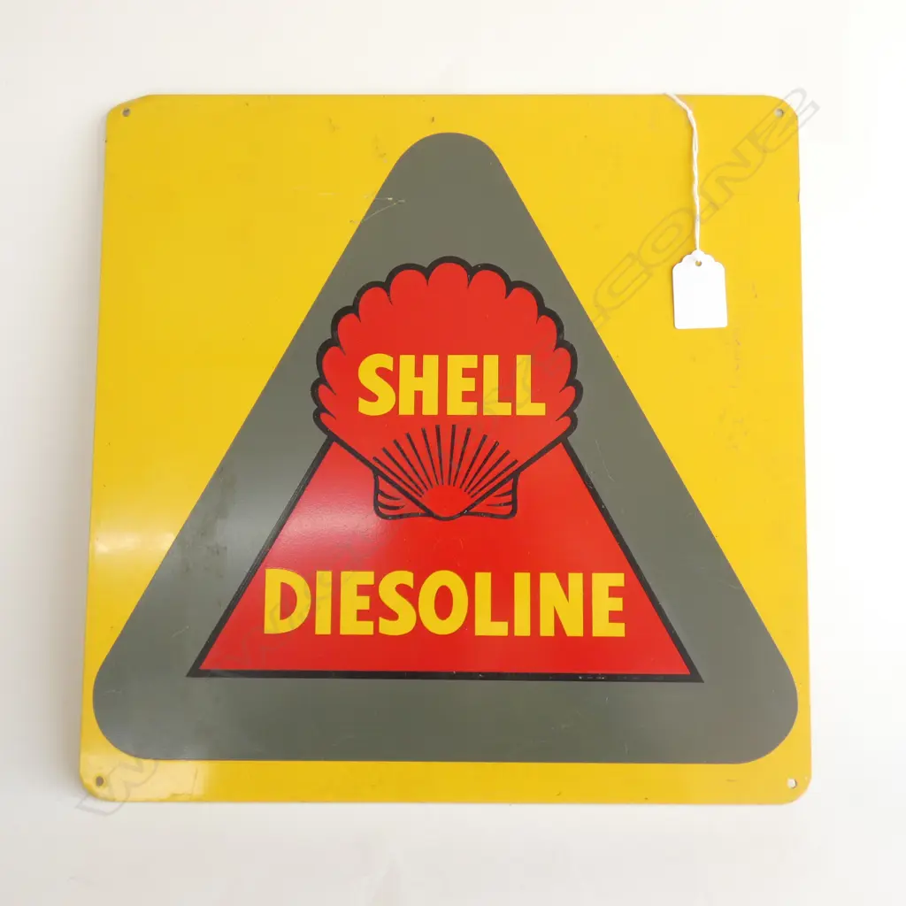 TIN SHELL DIESOLINE SIGN H330 MM Image 1++