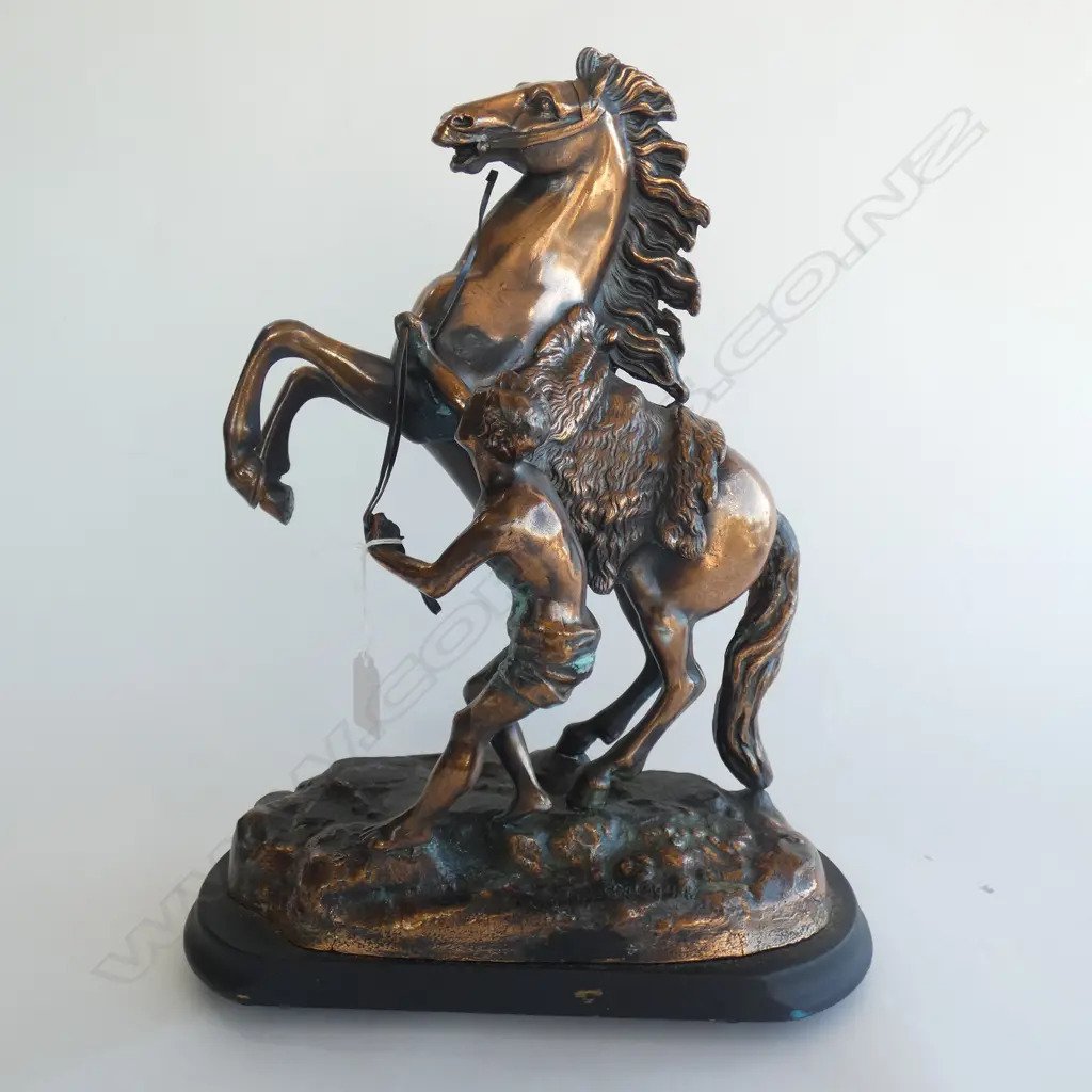 COPPER "MARLEY HORSE" STATUETTE Image 1++