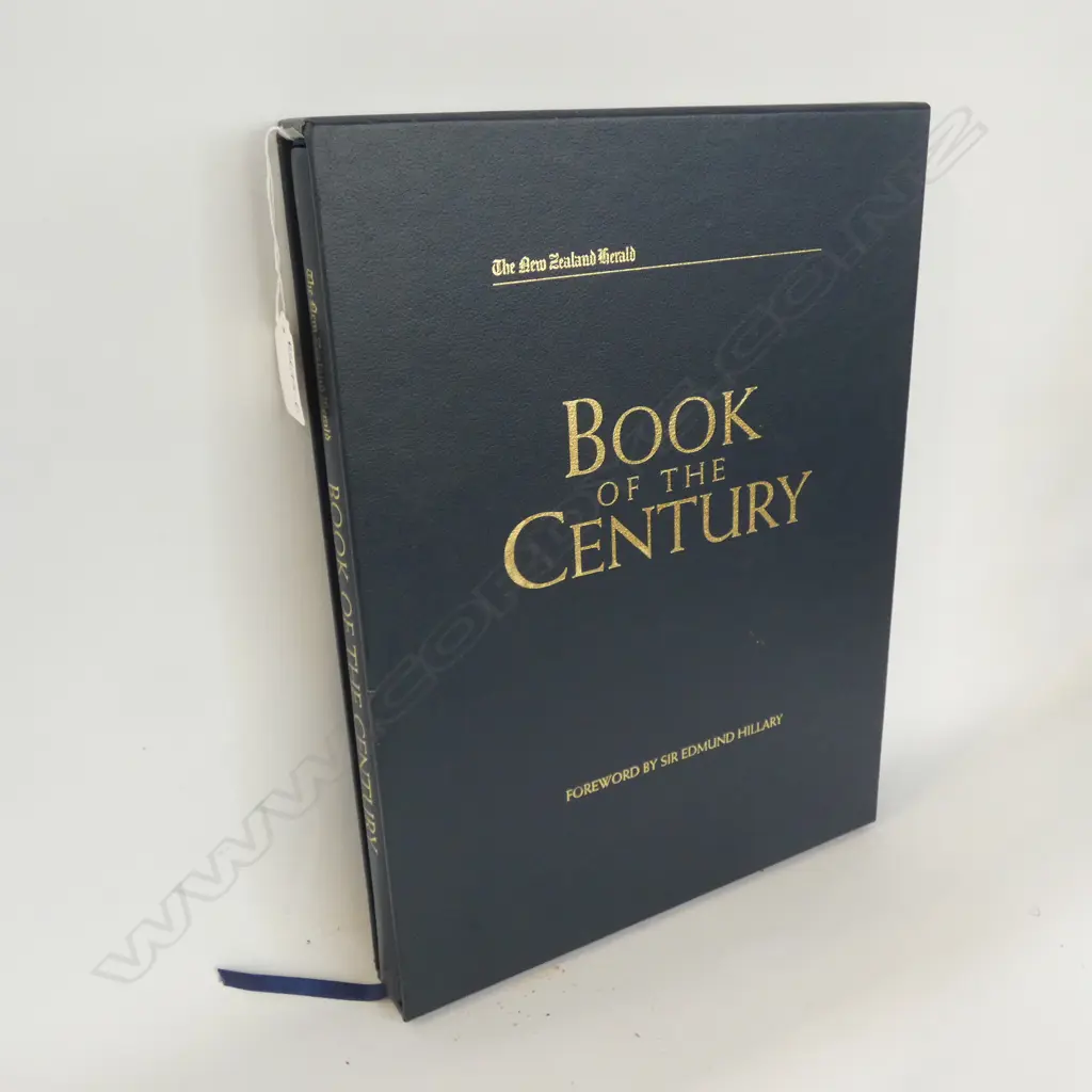 NZ BOOK OF THE CENTURY SIGNED BY HILARY Image 1++