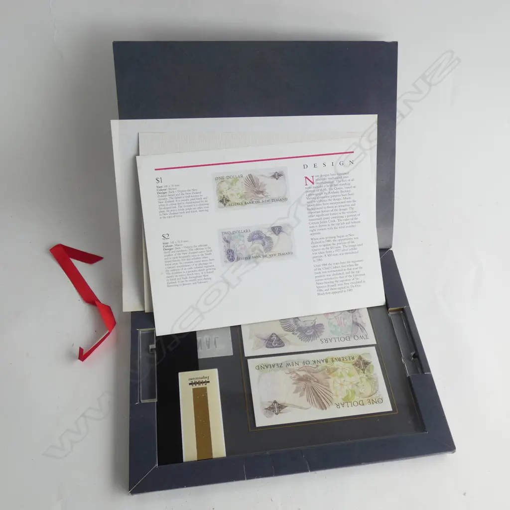 FINAL IMPRESSION $1 & $2 NOTES WITH CERTIFICATE Image 1++