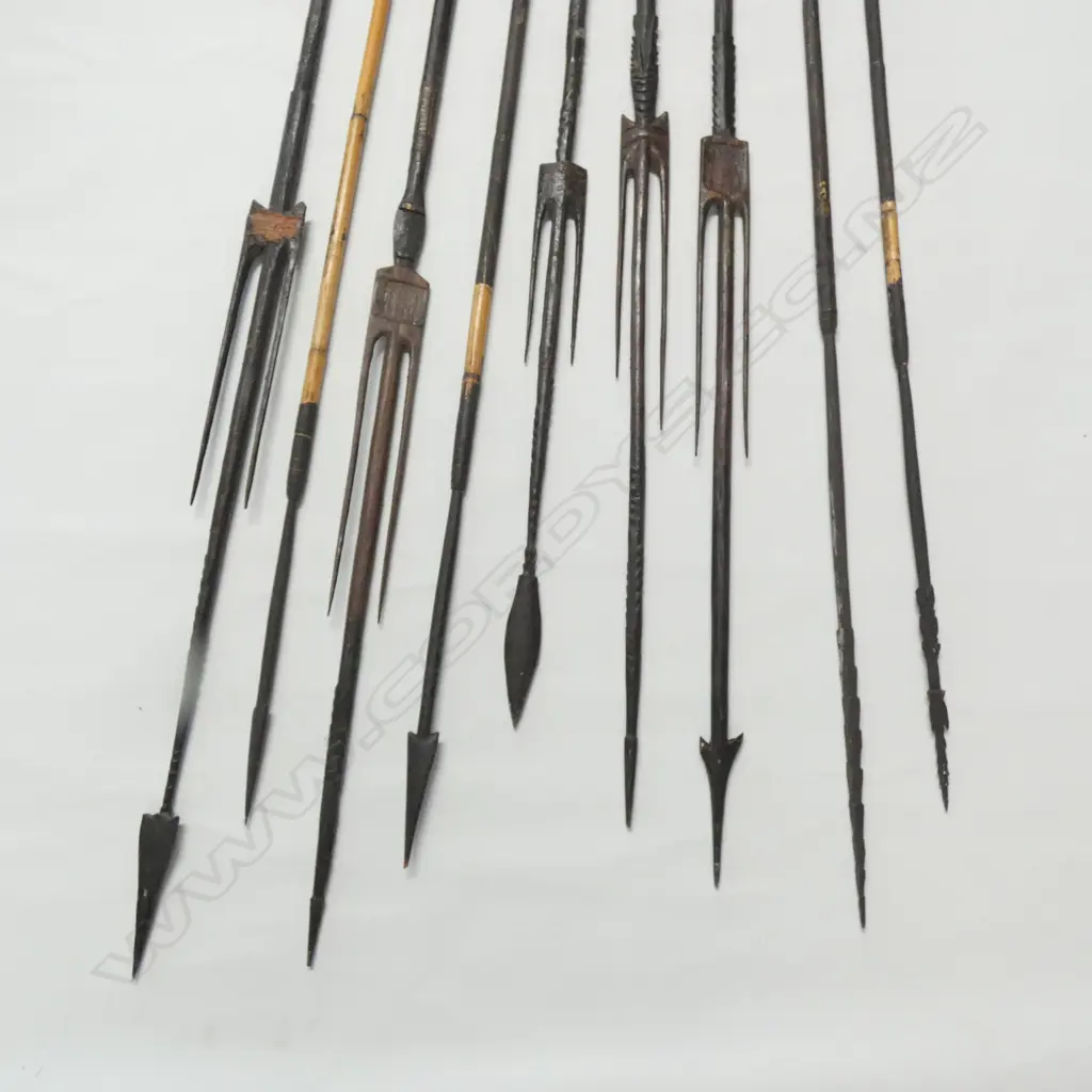 9 TIMORESE FISHING/HUNTING ARROWS. LONGEST 1610mm Image 1++