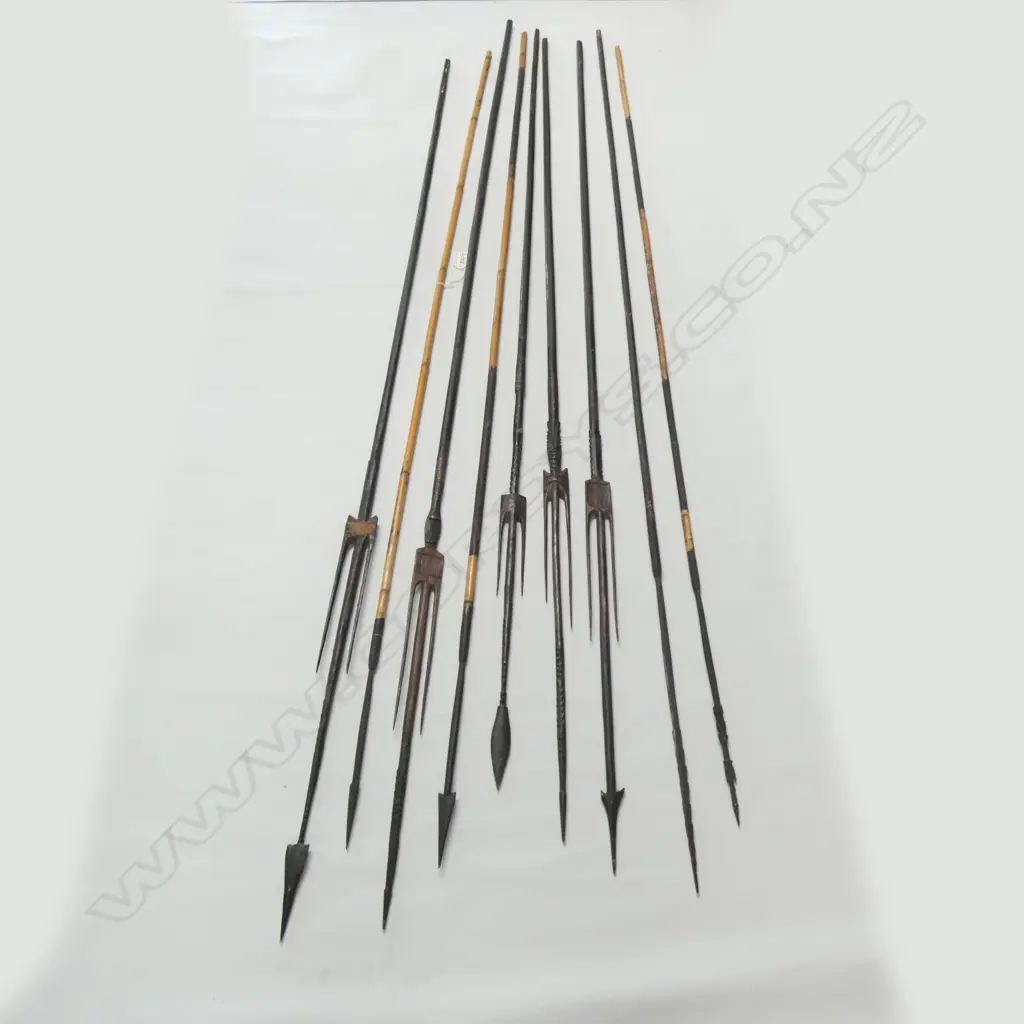 9 TIMORESE FISHING/HUNTING ARROWS. LONGEST 1610mm Image 1++
