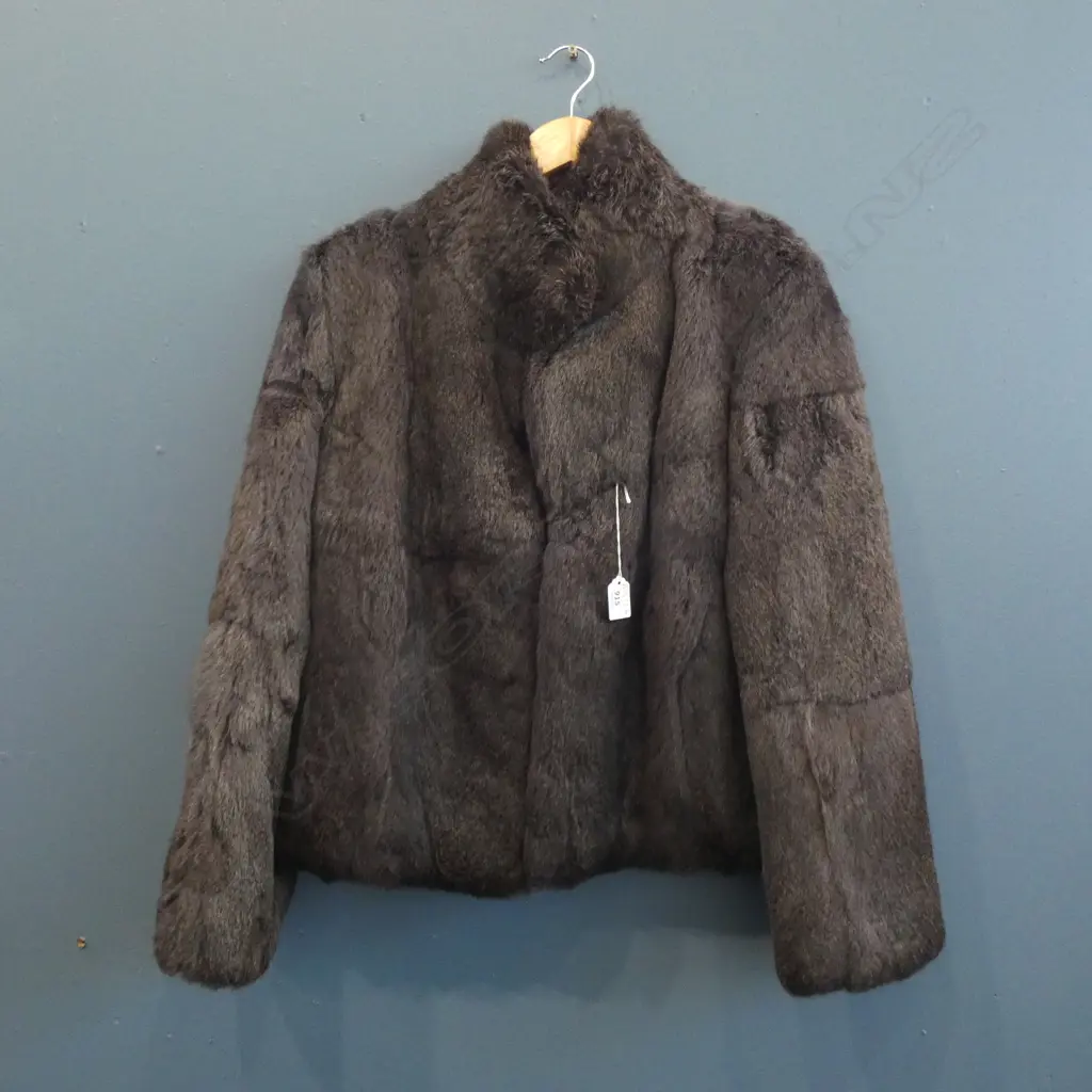 CHARCOAL GREY RABBIT JACKET Image 1++