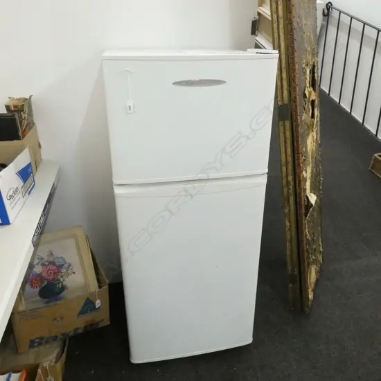 2 DOOR FISHER & PAYKEL WHITE FRIDGE H. 1210MM needs cleaning